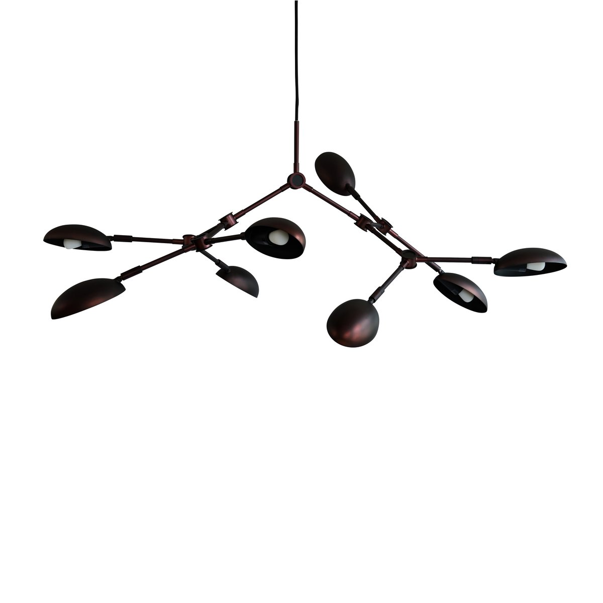 101 Copenhagen Drop Chandelier lysekrone mini Burned black