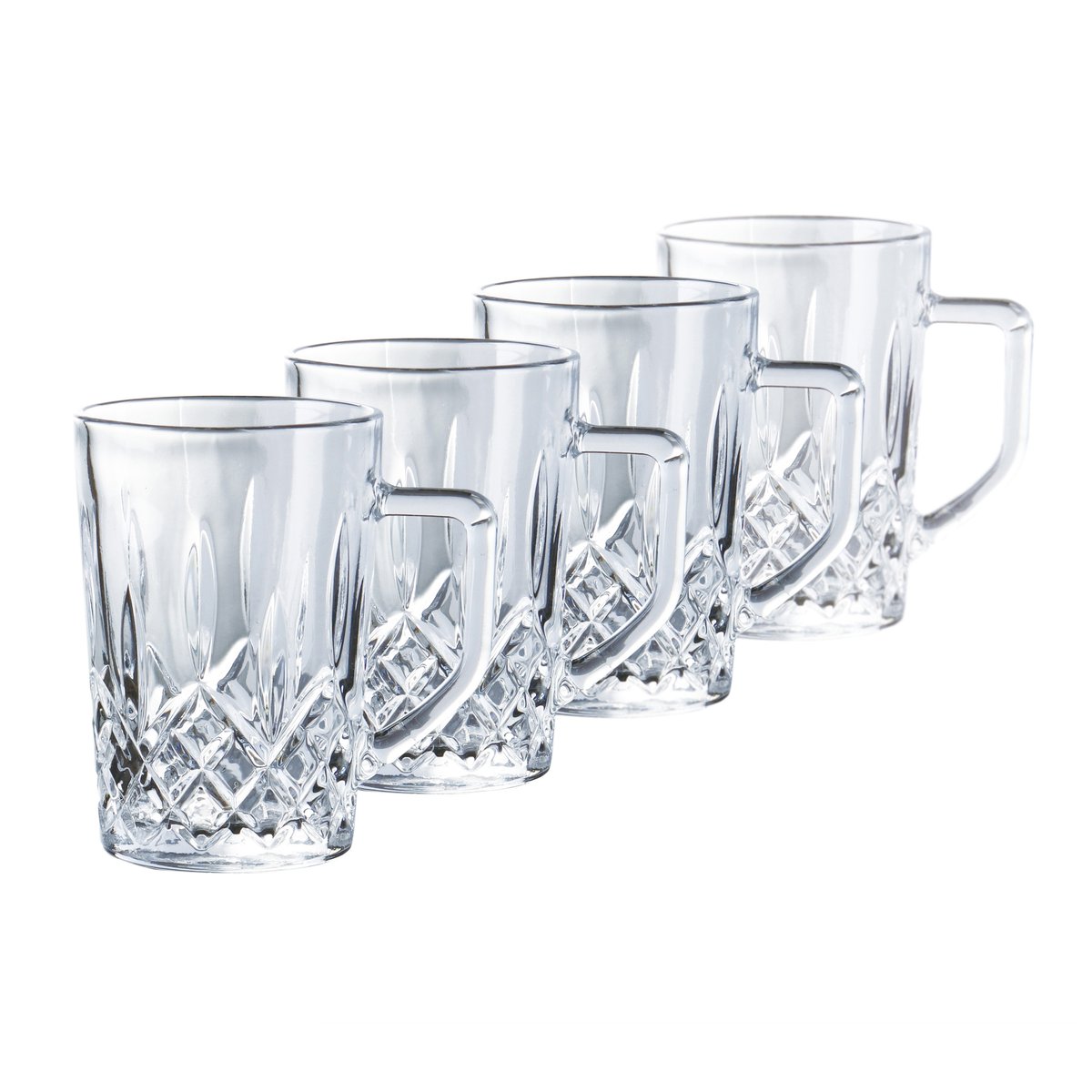 Aida Harvey kaffeglass med hank 27,5 cl 4-stk. Klar