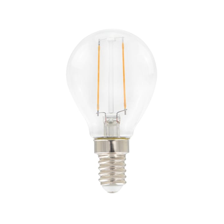 Airam Filament LED globe lyspære, klar, ikke dimbar E14, 2W Airam