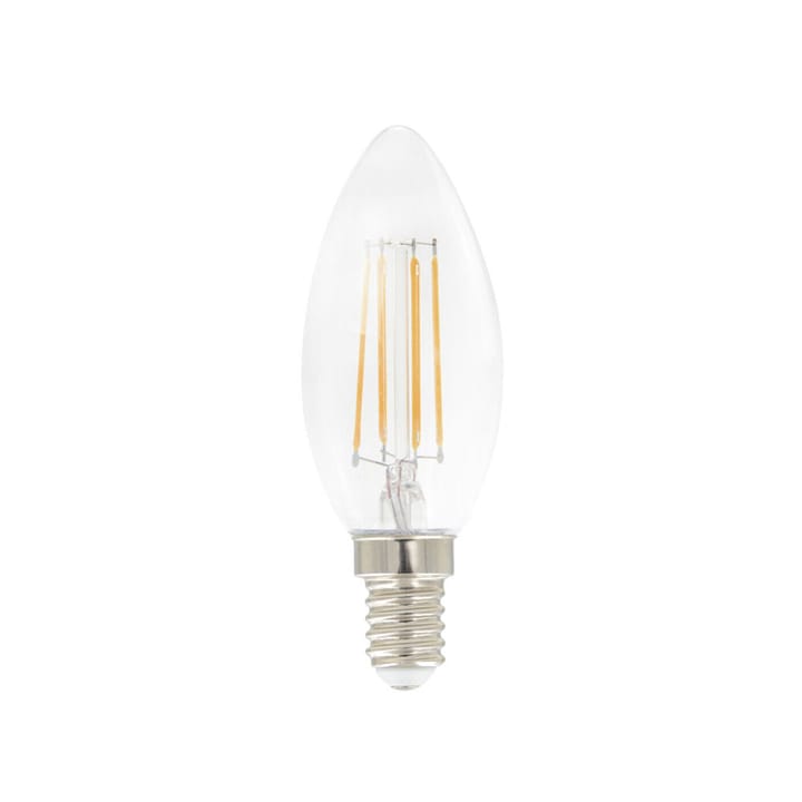 Airam Filament LED Krone lyspære , klar, med minne E14, 5W Airam