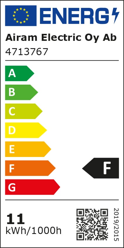 Airam LED lyspære, opal, dimbar E27, 12W Airam