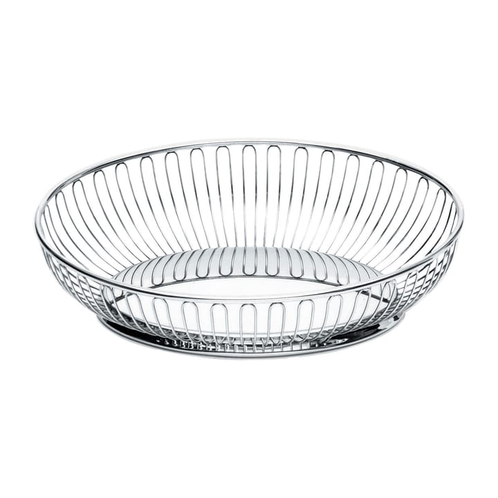 Alessi trådkurv oval 20 x 28 cm - Rustfritt stål - Alessi