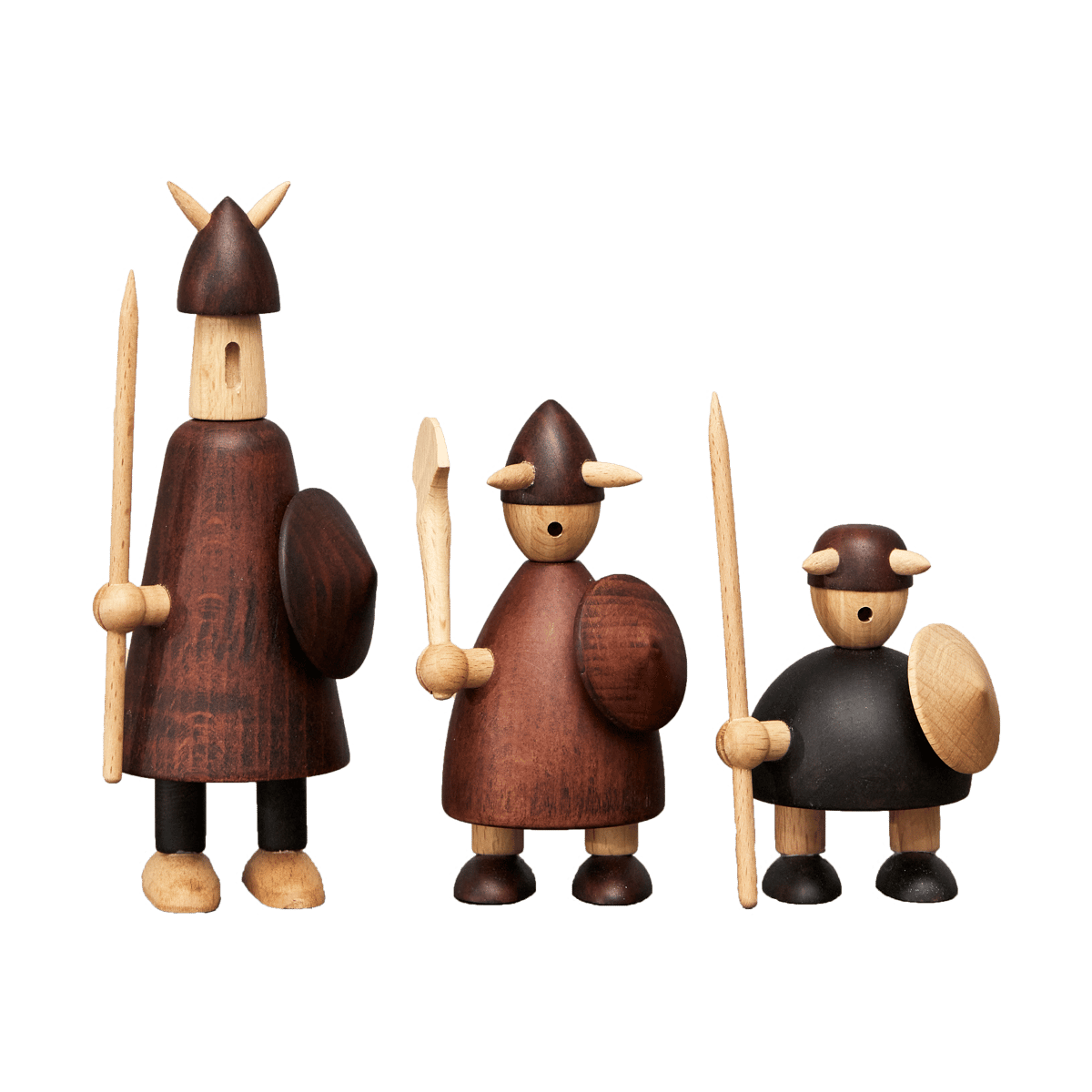 Andersen Furniture The vikings of Denmark trefigur 3 deler Stained beech