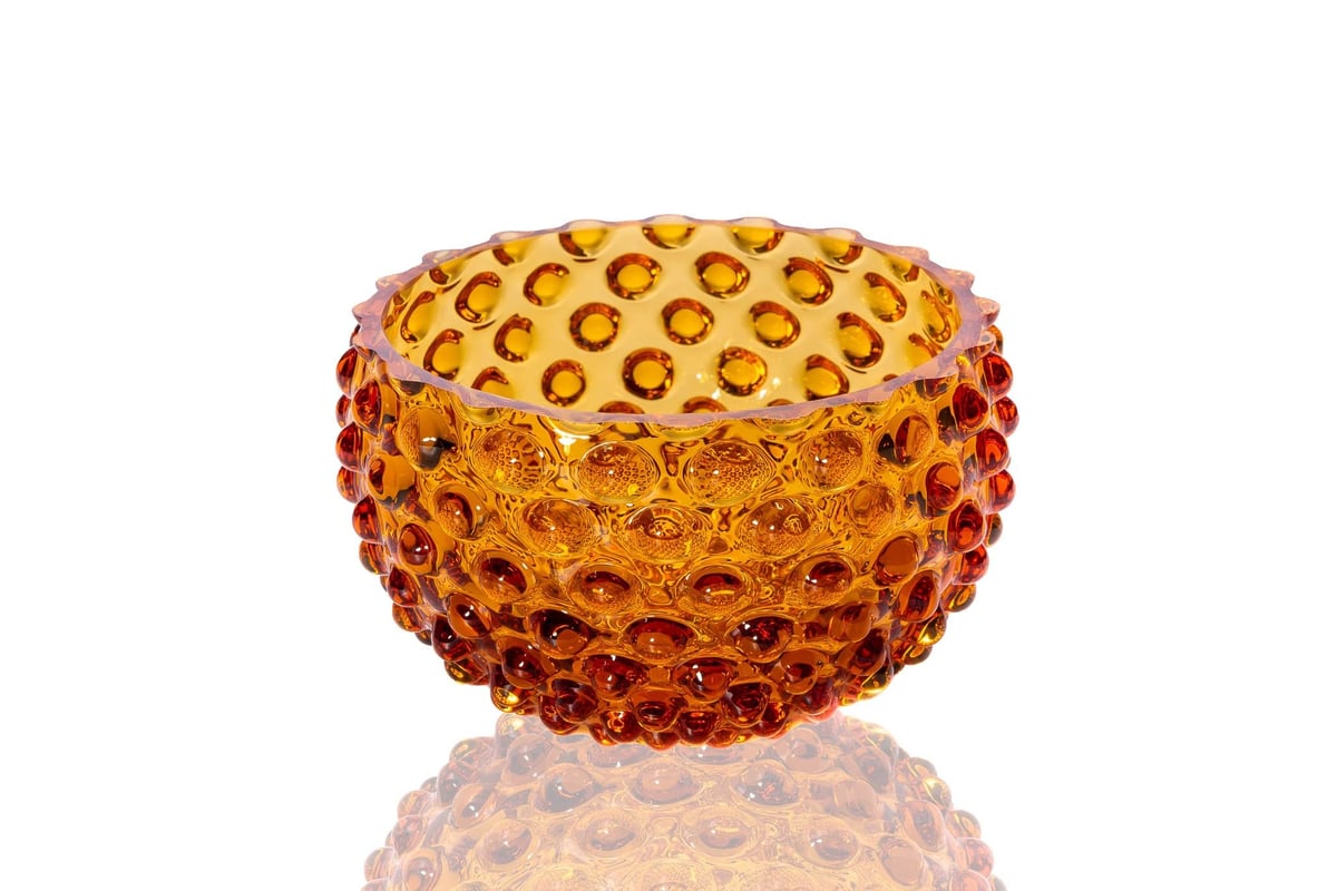 Anna Von Lipa Hobnail Tapas 11,5 cm Amber