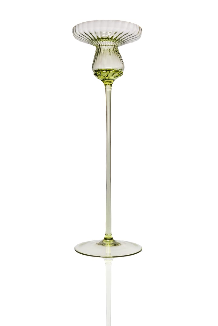 Tulipan lysestake 25 cm - Olivegreen - Anna Von Lipa