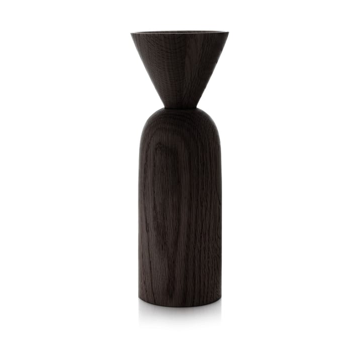 Shape cone vase, Svartbeiset eik Applicata