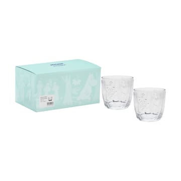 Moomin drikkeglass 28 cl 2-pack - Klar - Arabia