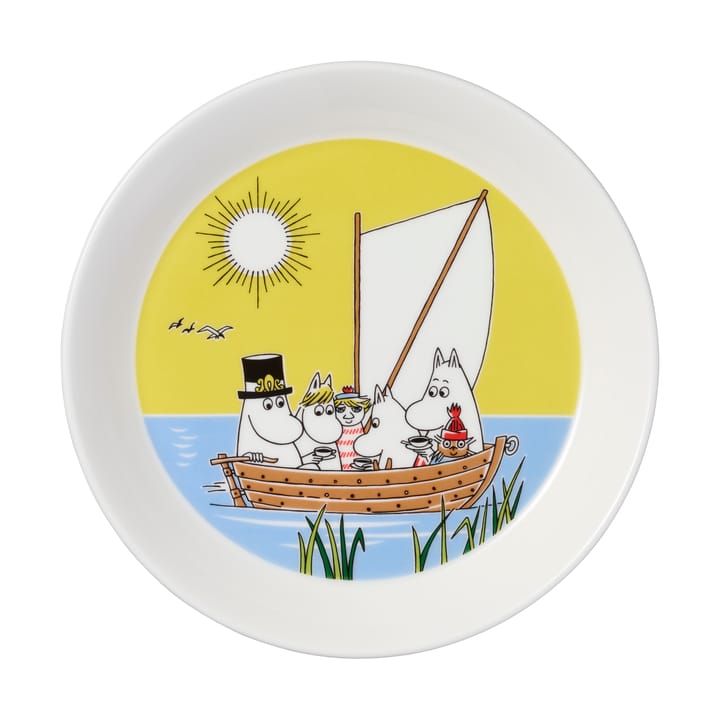 Moomin plate Bonfire & Sailing 2 parts, 19 cm Arabia