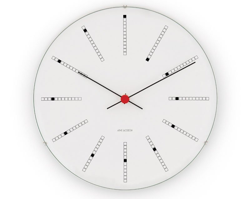 Arne Jacobsen Clocks Arne Jacobsen Bankers klokke Ø 160 mm