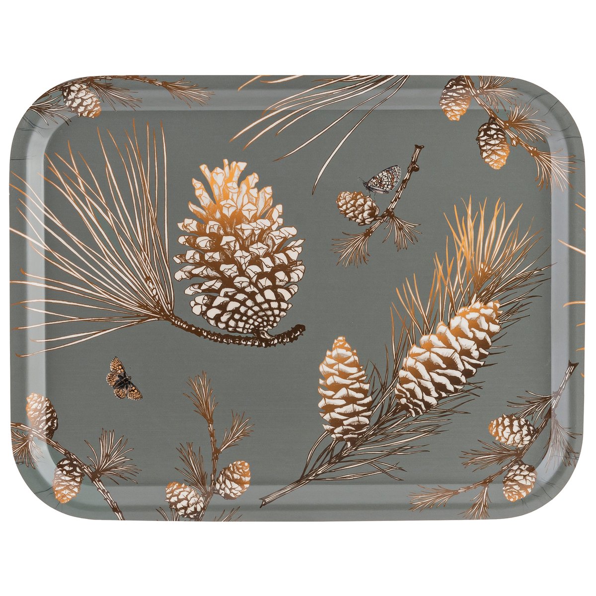 Åry Home Pine Cone brett 28×36 cm Moss grey