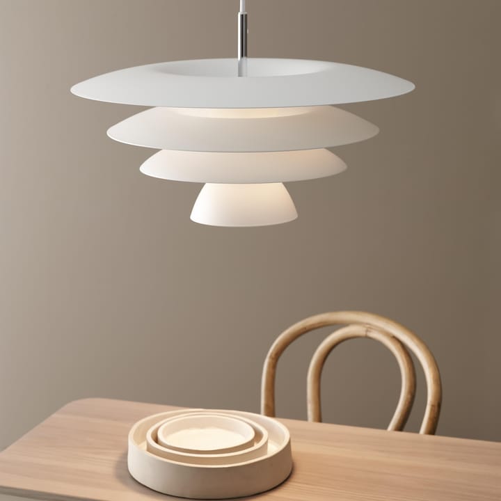 Da Vinci taklampe, matt hvit Belid