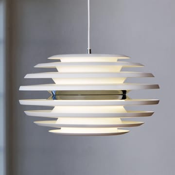 Ellipse taklampe - matt hvit, krom - Belid