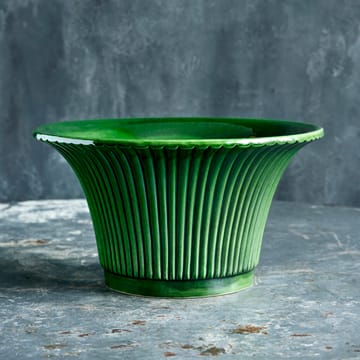 Daisy krukke glassert Ø25 cm - Grønn - Bergs Potter