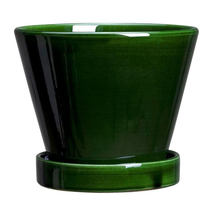 Julie krukke glassert Ø15 cm, Green emerald Bergs Potter