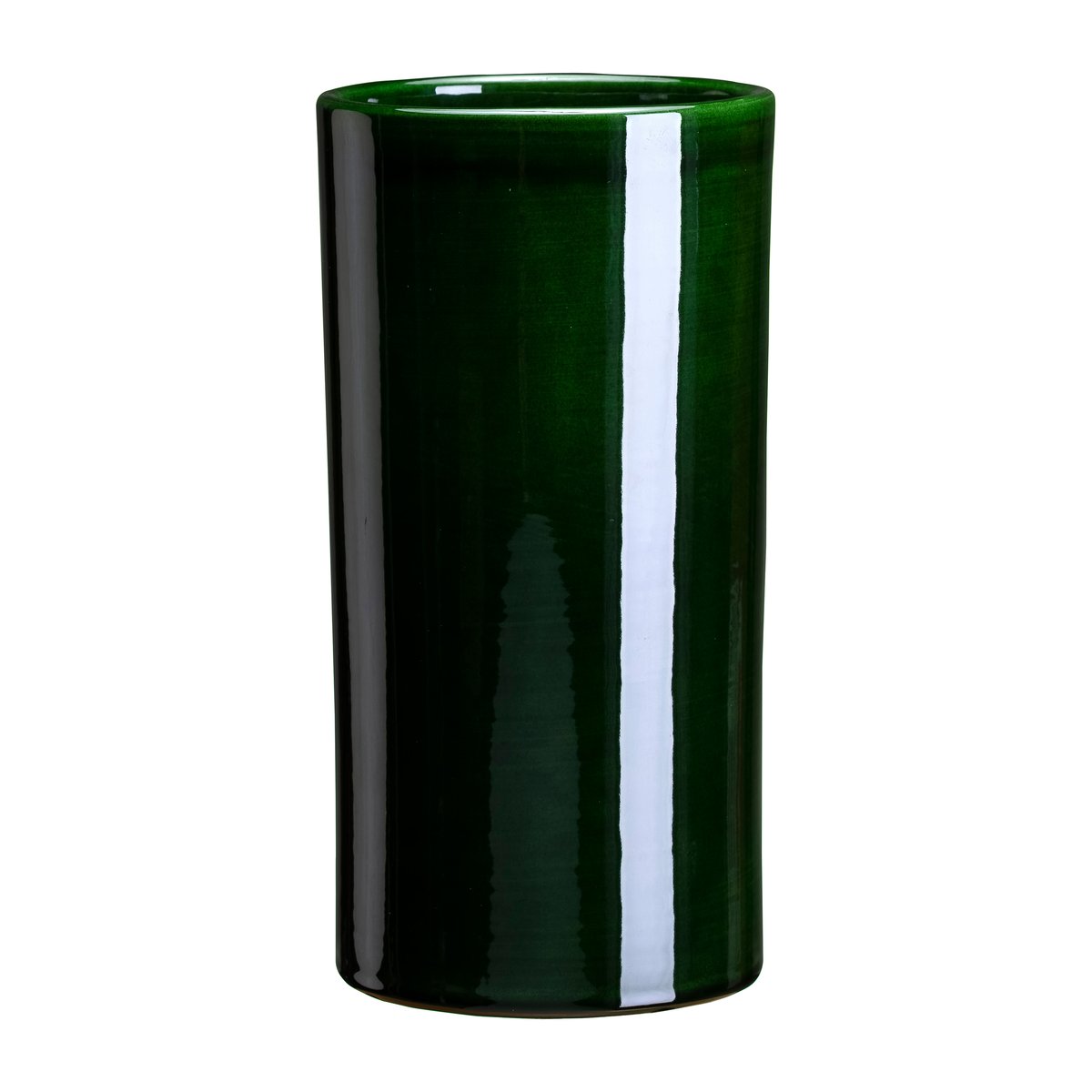 Bergs Potter Romeo vase glasert Ø12 cm Green