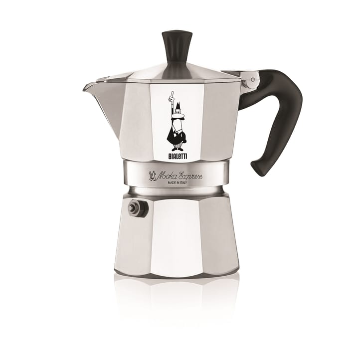 Moka espressokanne 3 kopper, Sølv Bialetti