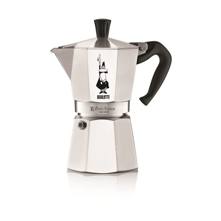 Moka espressokanne 6 kopper, Sølv Bialetti