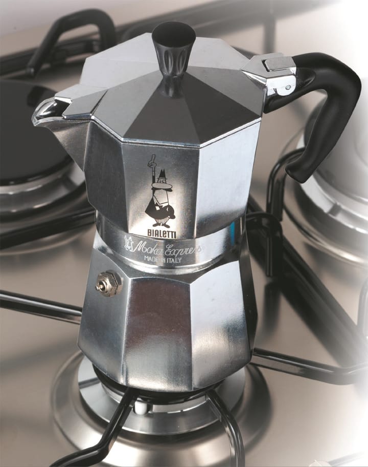 Moka espressokanne 6 kopper, Sølv Bialetti