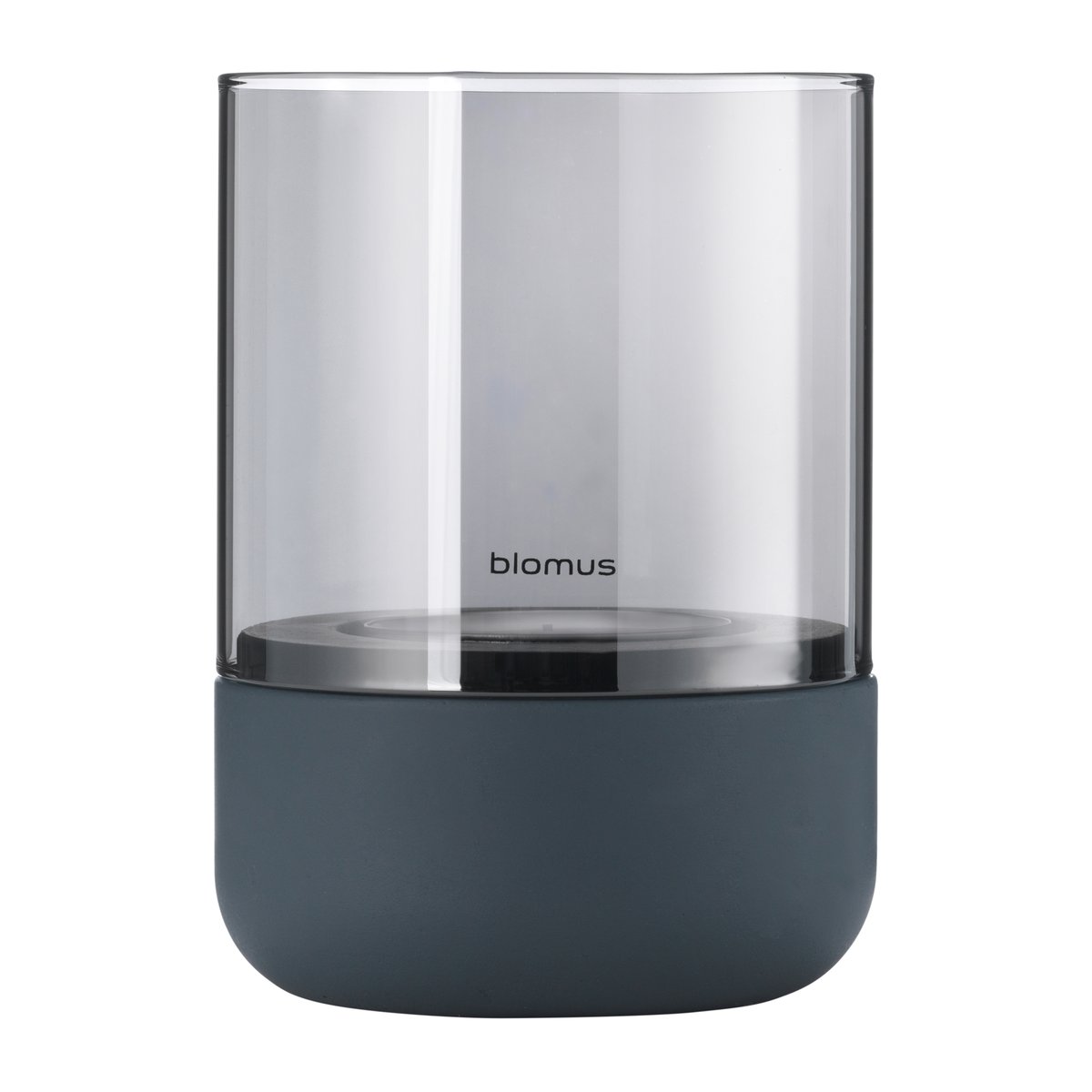 blomus Calma lyslykt med telys Ø 10 cm Steel grey