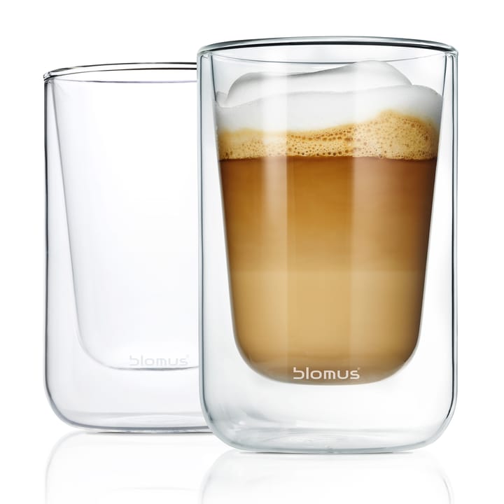 Nero isolerande cappuccinoglass 2-stk. - Klar - Blomus