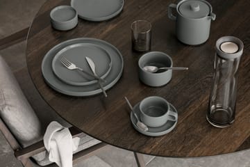 Pilar tekopp med fat 2-stk. - Pewter - blomus