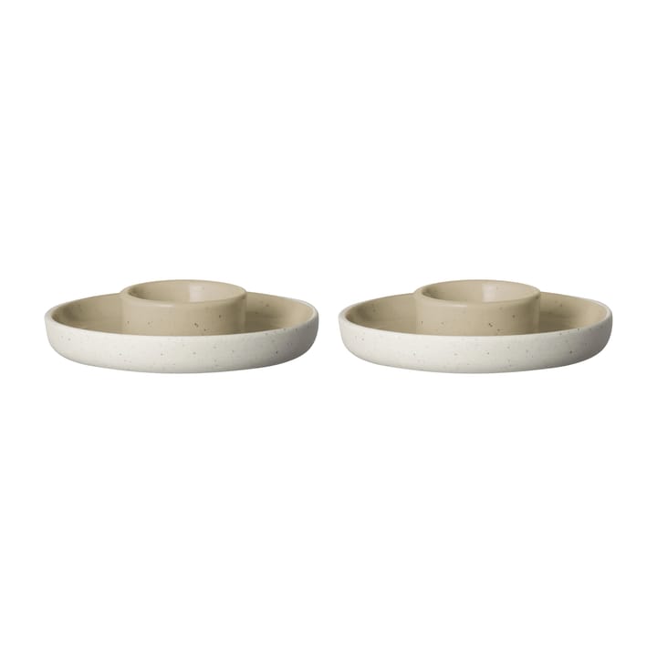 Sablo eggeglass Ø 10 cm 2-pakning - Savannah - Blomus