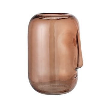 Bloomingville glassvase ansikt 25 cm - Brun - Bloomingville