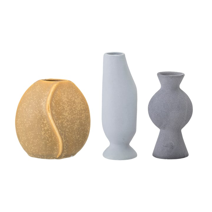 Bloomingville vase keramikk 3-stk., Multi Bloomingville