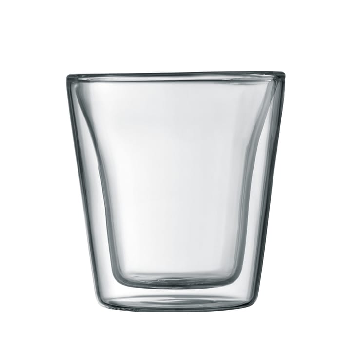 Canteen glass med dobbelt vegg 2 pakn., 0,1 l Bodum