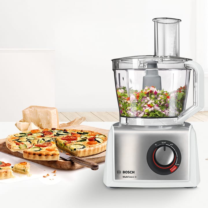 Bosch MultiTalent 8 MC812S814 foodprocessor sett 1250W, Hvit-børstet rustfritt stål Bosch