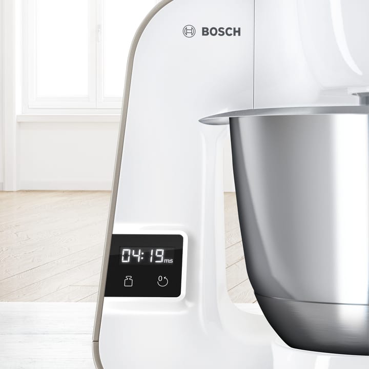  Bosch Serie 4 MUM5XW20 kjøkkenmaskin med vekt 1000W, Hvit champagne Bosch