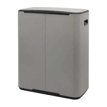 Bo bin pedalbøtte 2x30 L - Mineral concrete grey - Brabantia