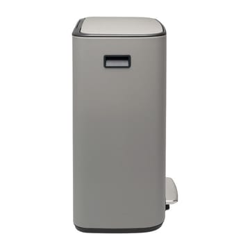 Bo bin pedalbøtte 2x30 L - Mineral concrete grey - Brabantia