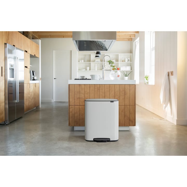 Bo bin pedalbøtte 2x30 L, White Brabantia