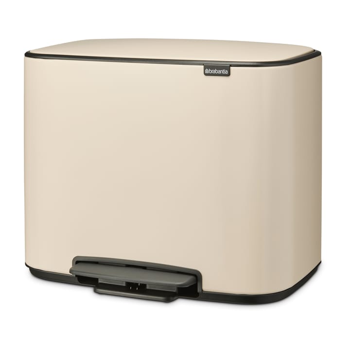 Bo pedalbøtte 11+23 l, Soft beige Brabantia