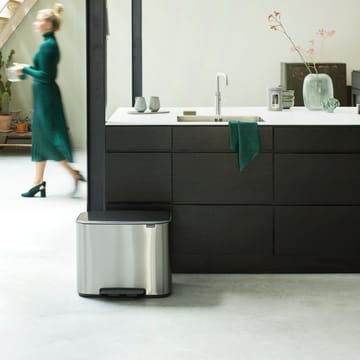 Bo pedalbøtte 3x11 l - mineral steel FFP - Brabantia