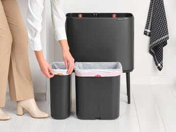 Bo touch bin 11+23 liter - Confident grey - Brabantia