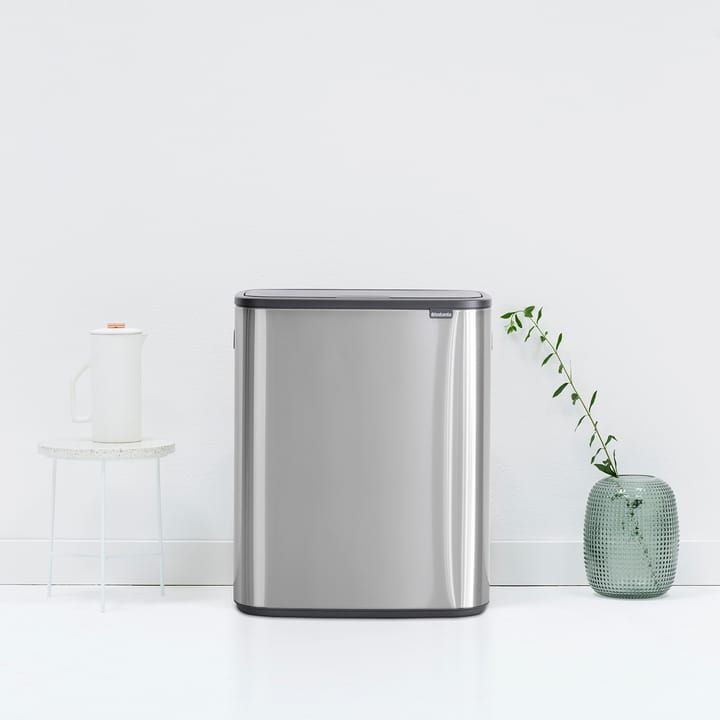 Bo touch bin 2 x 30 L, Mattbørstet stål Brabantia