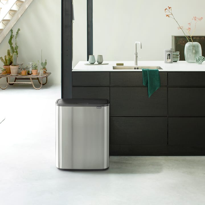 Bo touch bin 2 x 30 L, Mattbørstet stål Brabantia