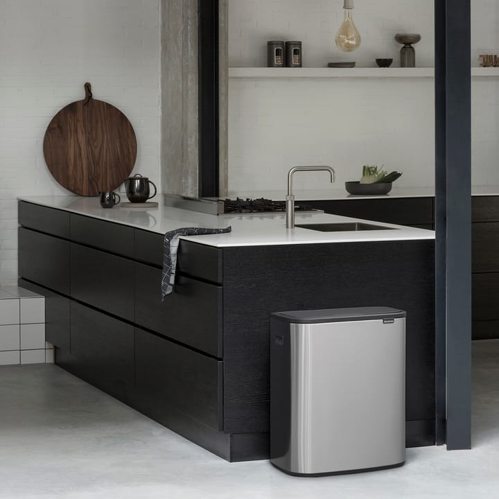 Bo touch bin 2 x 30 L, Mattbørstet stål Brabantia