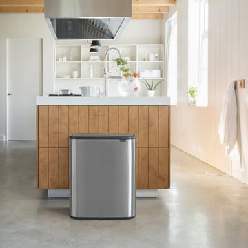 Bo touch bin 2 x 30 L - Mattbørstet stål - Brabantia