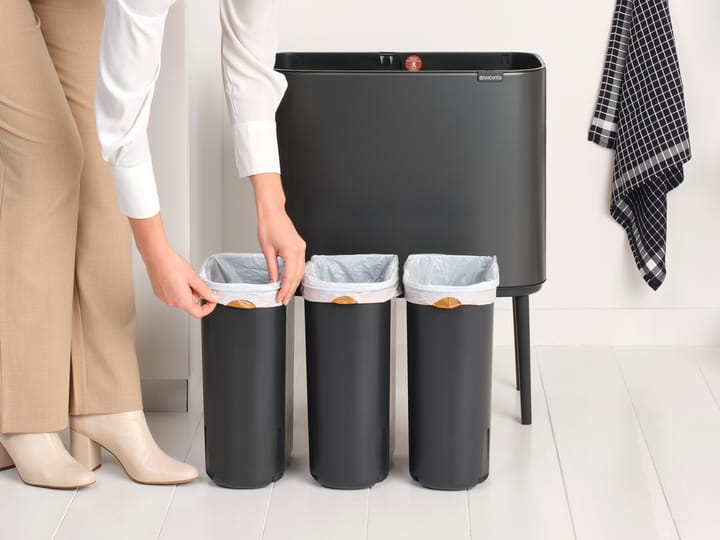 Bo touch bin 3x11 liter, Confident grey Brabantia