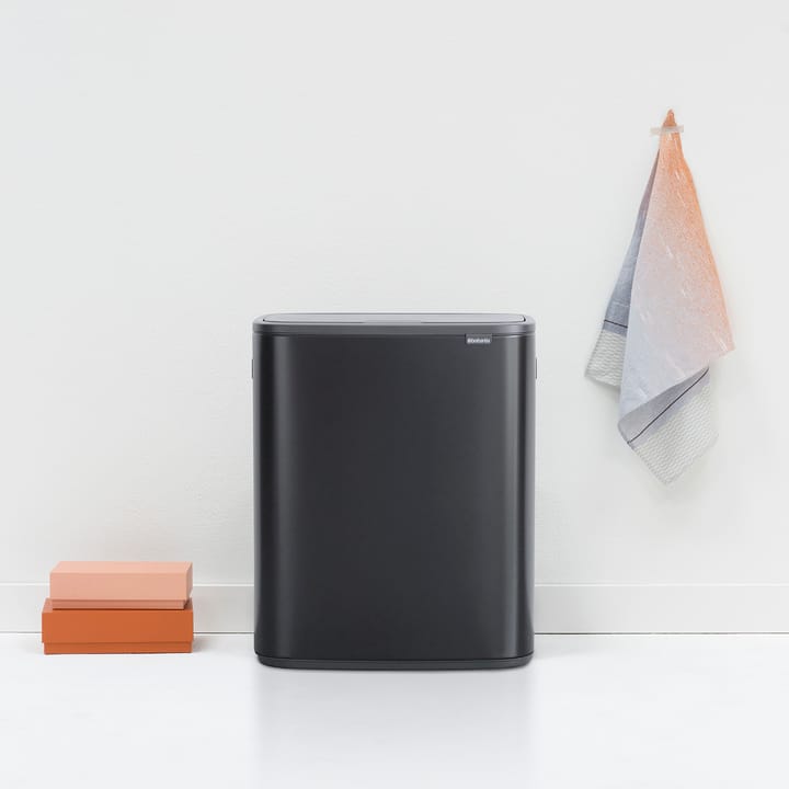 Bo touch bin 60 L, Matt svart Brabantia