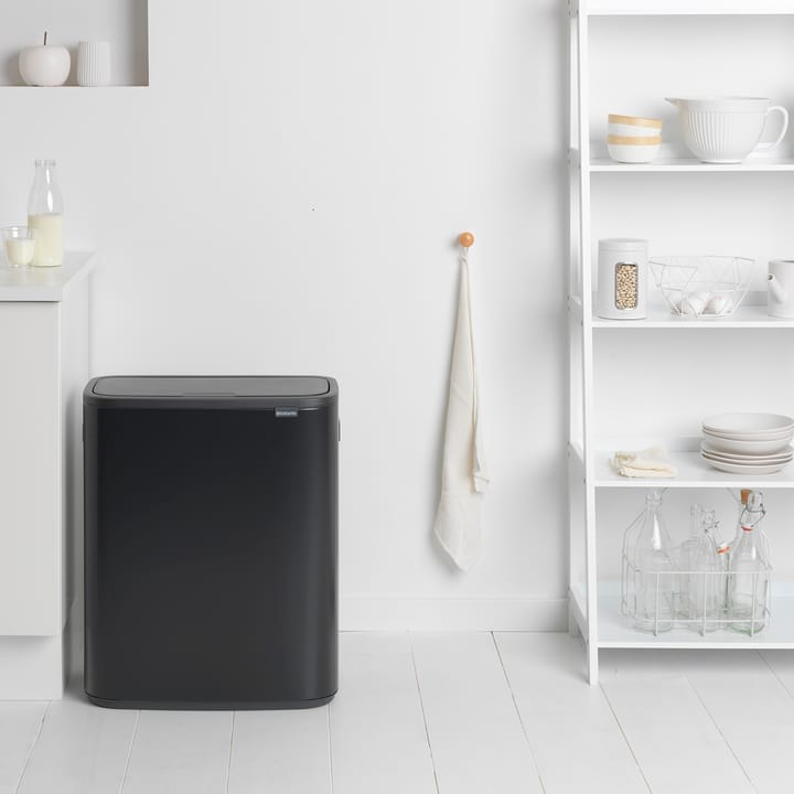 Bo touch bin 60 L, Matt svart Brabantia