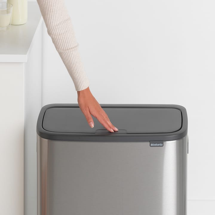 Bo touch bin 60 L, Mattbørstet stål Brabantia