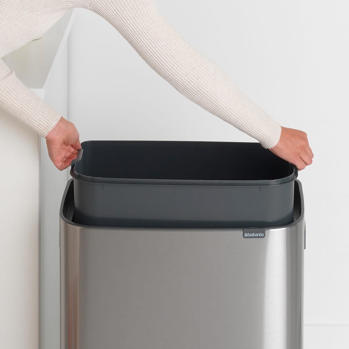 Bo touch bin 60 L, Mattbørstet stål Brabantia