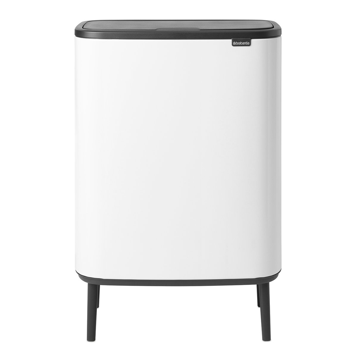 Brabantia Bo touch bin high 2 x 30 L Hvit