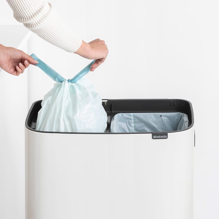 Bo touch bin high 2 x 30 L, Hvit Brabantia