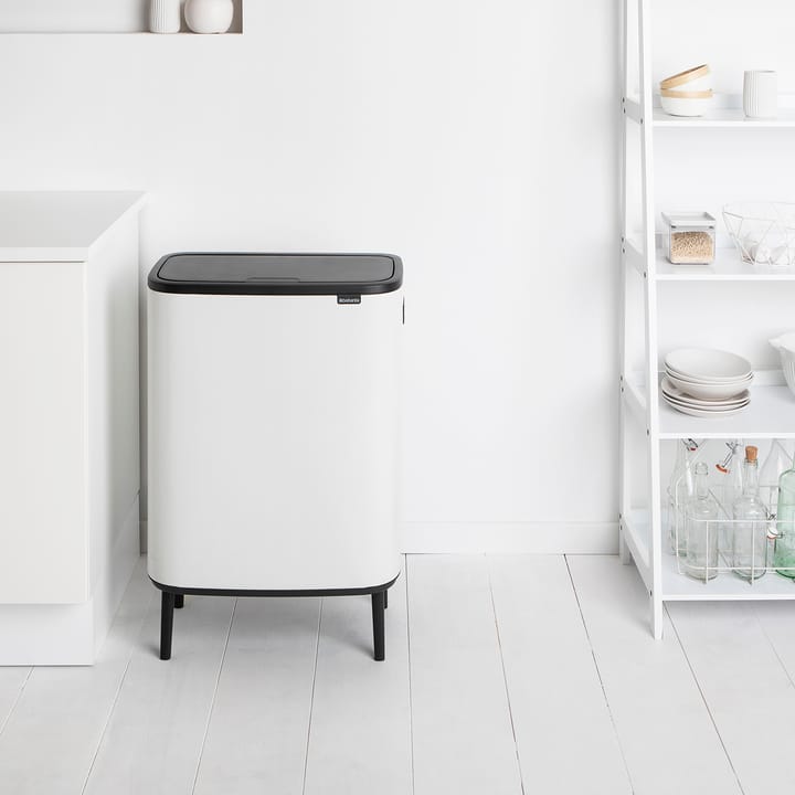 Bo touch bin high 2 x 30 L, Hvit Brabantia