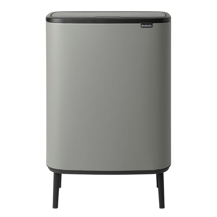 Bo touch bin high 2 x 30 L - Mineral concrete grey - Brabantia